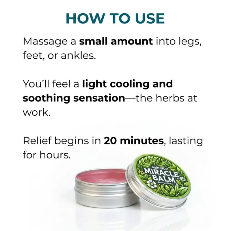 How to use Mirundo Miracle Leg Balm